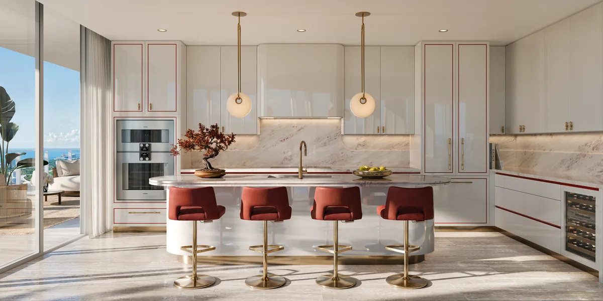 Faena Residences Miami 4901 South Kitchen